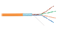 Кабель NIKOLAN F/UTP, 4 пары, Кат.5e, 24 AWG, внутренний, LSZH, 305м/100м 